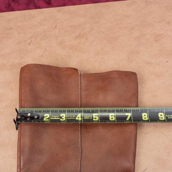 Korks Women Theresa Brown Vegan Leather Riding Wide Calf Knee Boots size 9.5 - Picture 7 of 10